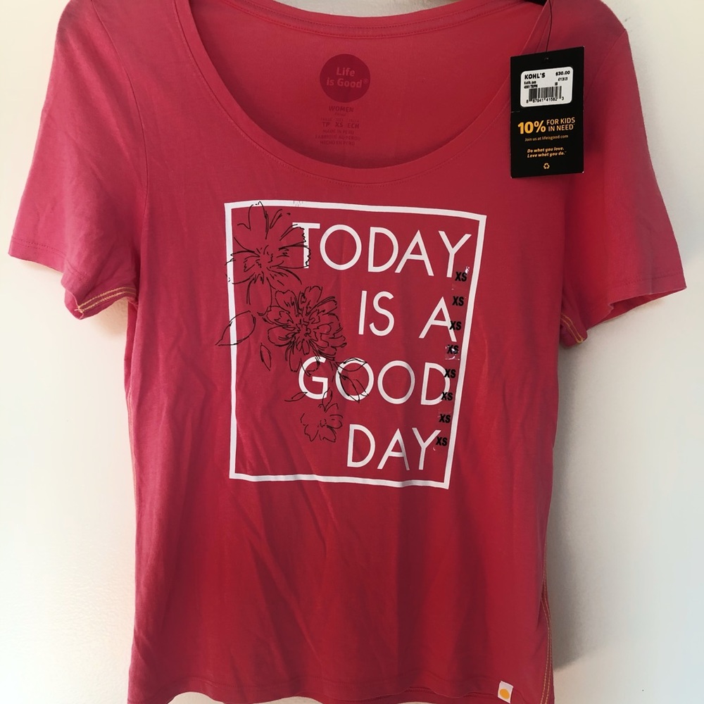 NWT life is good tee